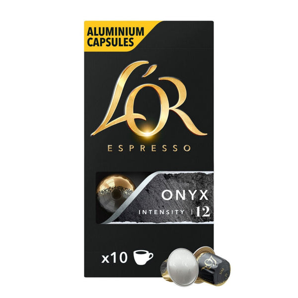 L'OR Onyx Espresso Coffee Capsules - 10 Pods - Caramelly