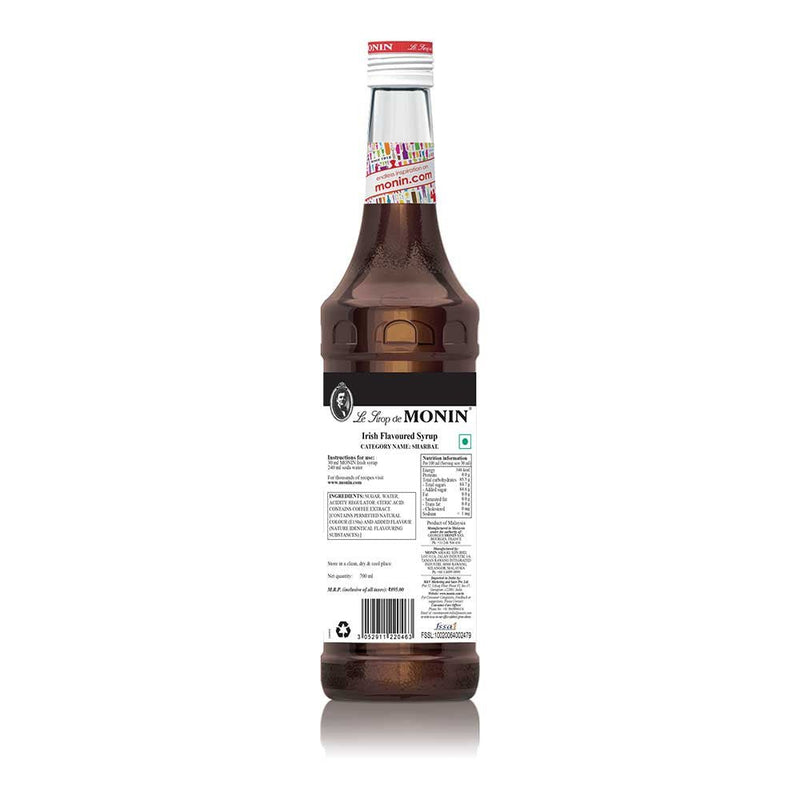 Monin Irish Syrup (700ml) - Caramelly