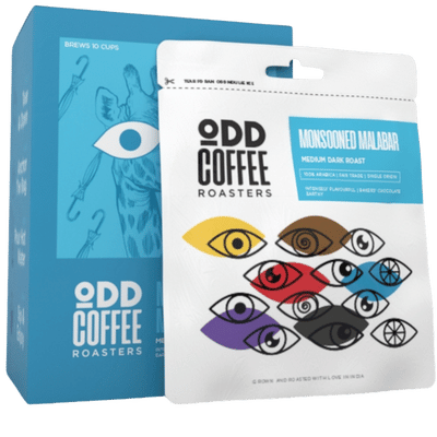 ODD Monsooned Malabar AA Pour Over Bags | No Equipment Needed (10 Cups) - Caramelly