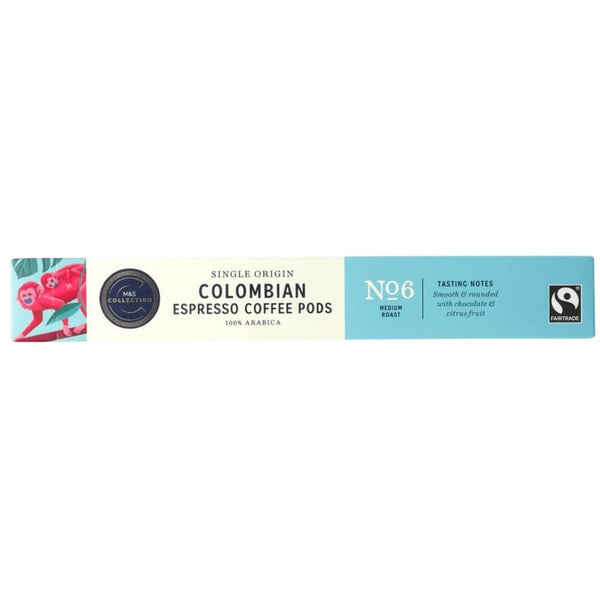 M&S Single-Origin Colombian Coffee Capsule/Pods - Caramelly