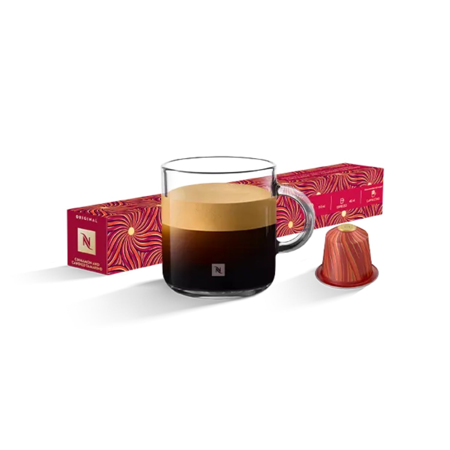 Nespresso® Cinnamon & Candied Tamarind Coffee Capsules - 10 Pods - Caramelly
