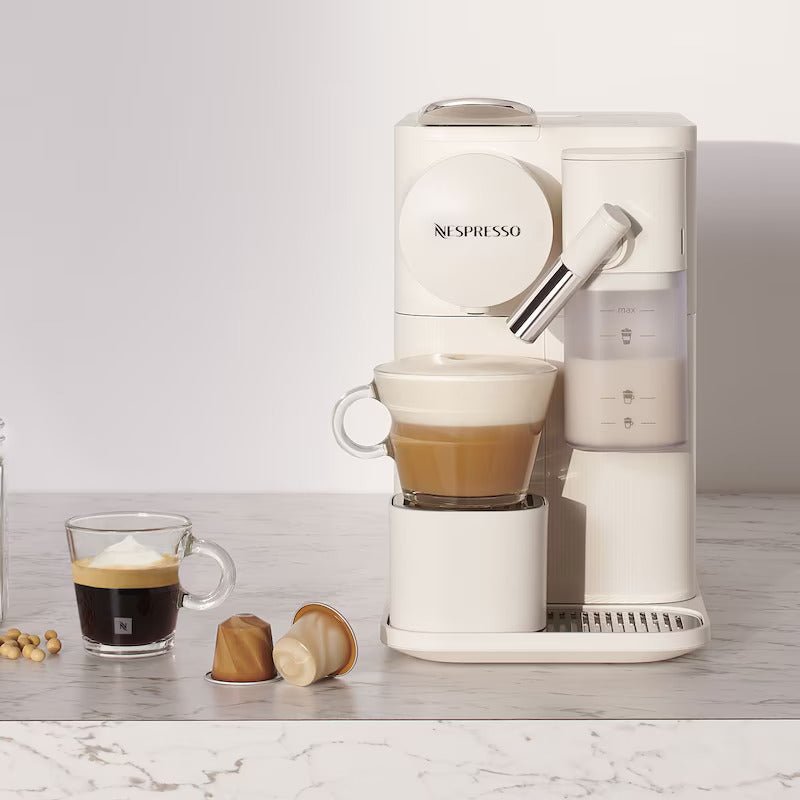 Nespresso® Delonghi Lattissima One Coffee Machine + Free Discovery Pack (10 Capsules) - Caramelly