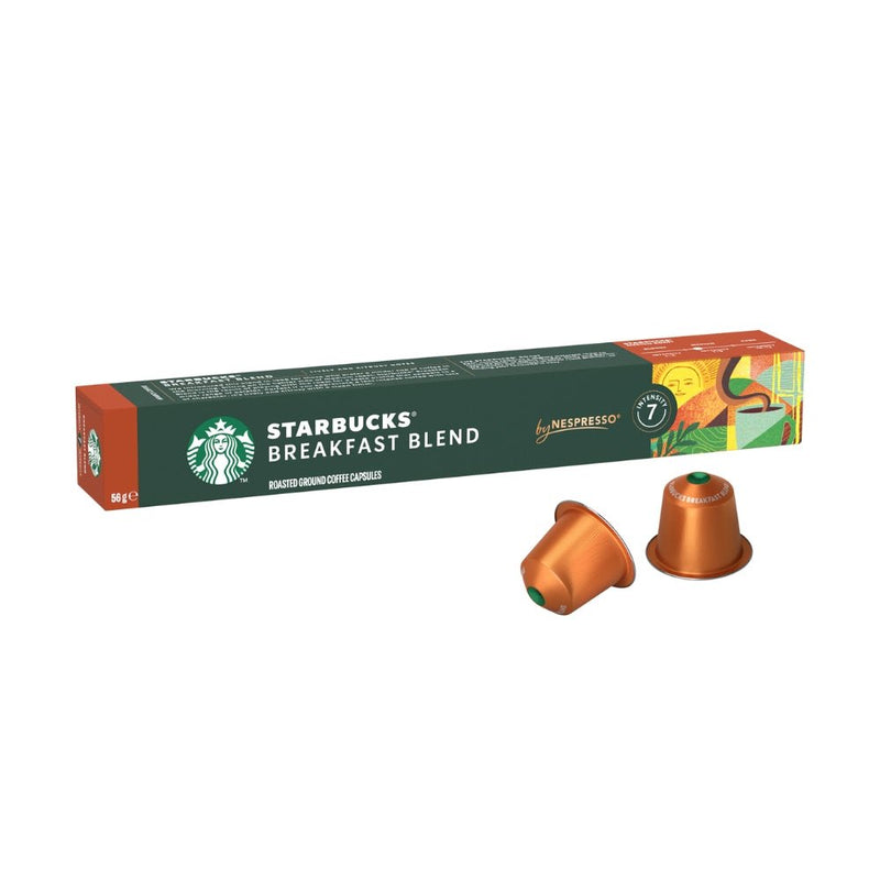 Nespresso Starbucks Breakfast Blend Coffee Capsules/Pods - Caramelly