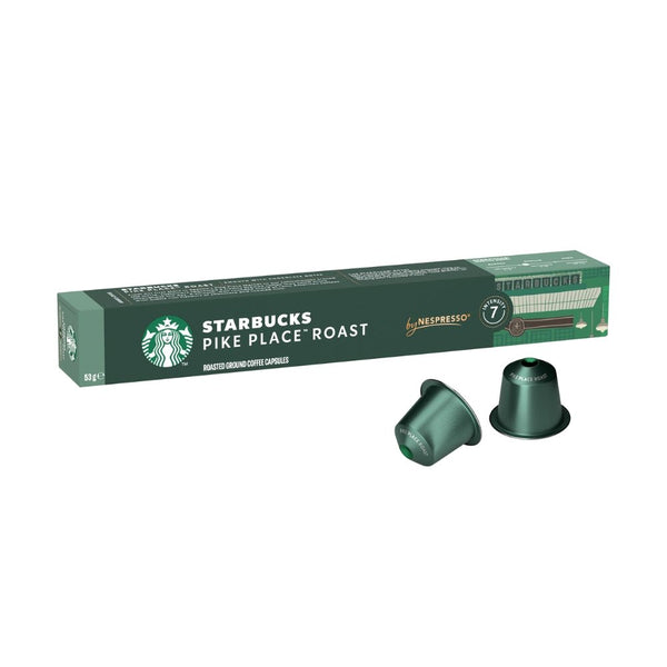 Nespresso Starbucks Lungo Pike Place Roast Coffee Capsules/Pods - Caramelly