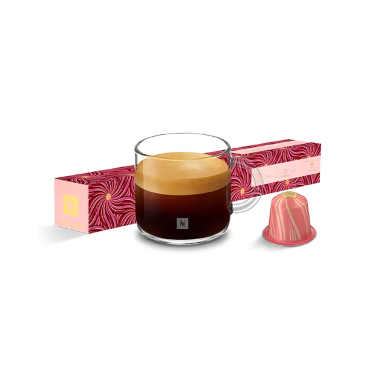Nespresso® Sweet Almond & Hibiscus Coffee Capsules - 10 Pods - Caramelly