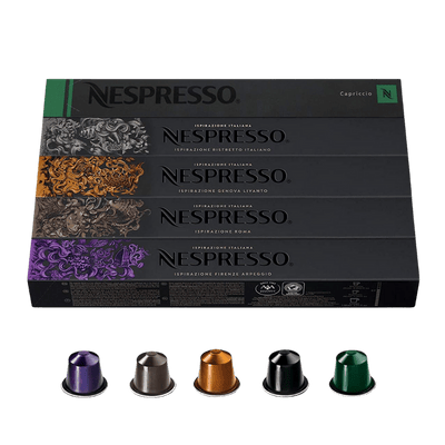 Nespresso Variety Pack Coffee Capsules - 50 Pods - Caramelly