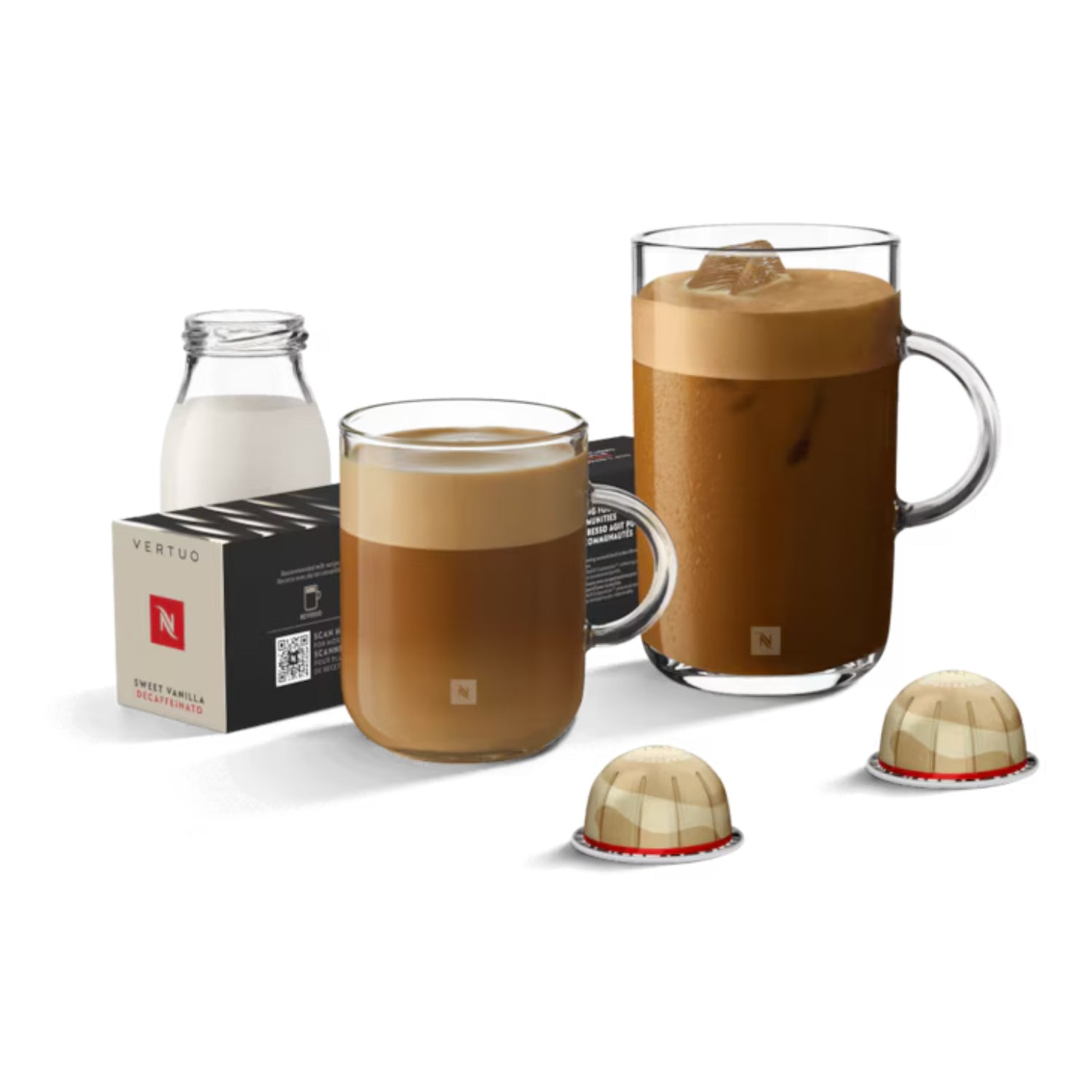Nespresso® Vertuo Sweet Vanilla Decaffeinato Coffee Capsules - 10 Pods - Caramelly