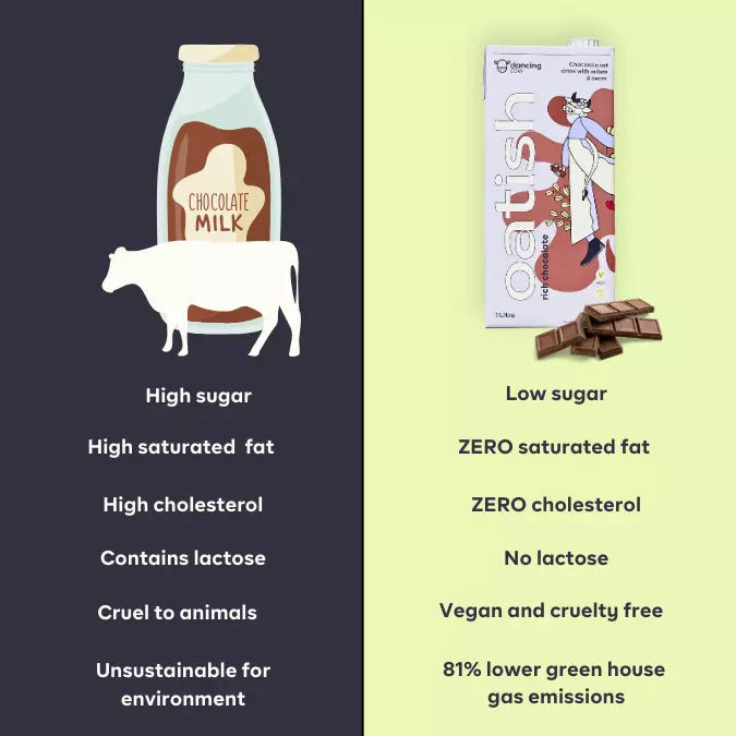 Oatish Rich Chocolate Plant-based Oat Milk