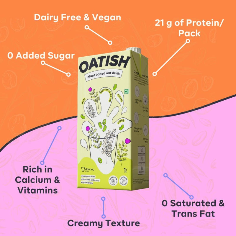 Oatish Extra Creamy Plant-based Oat Milk - Caramelly