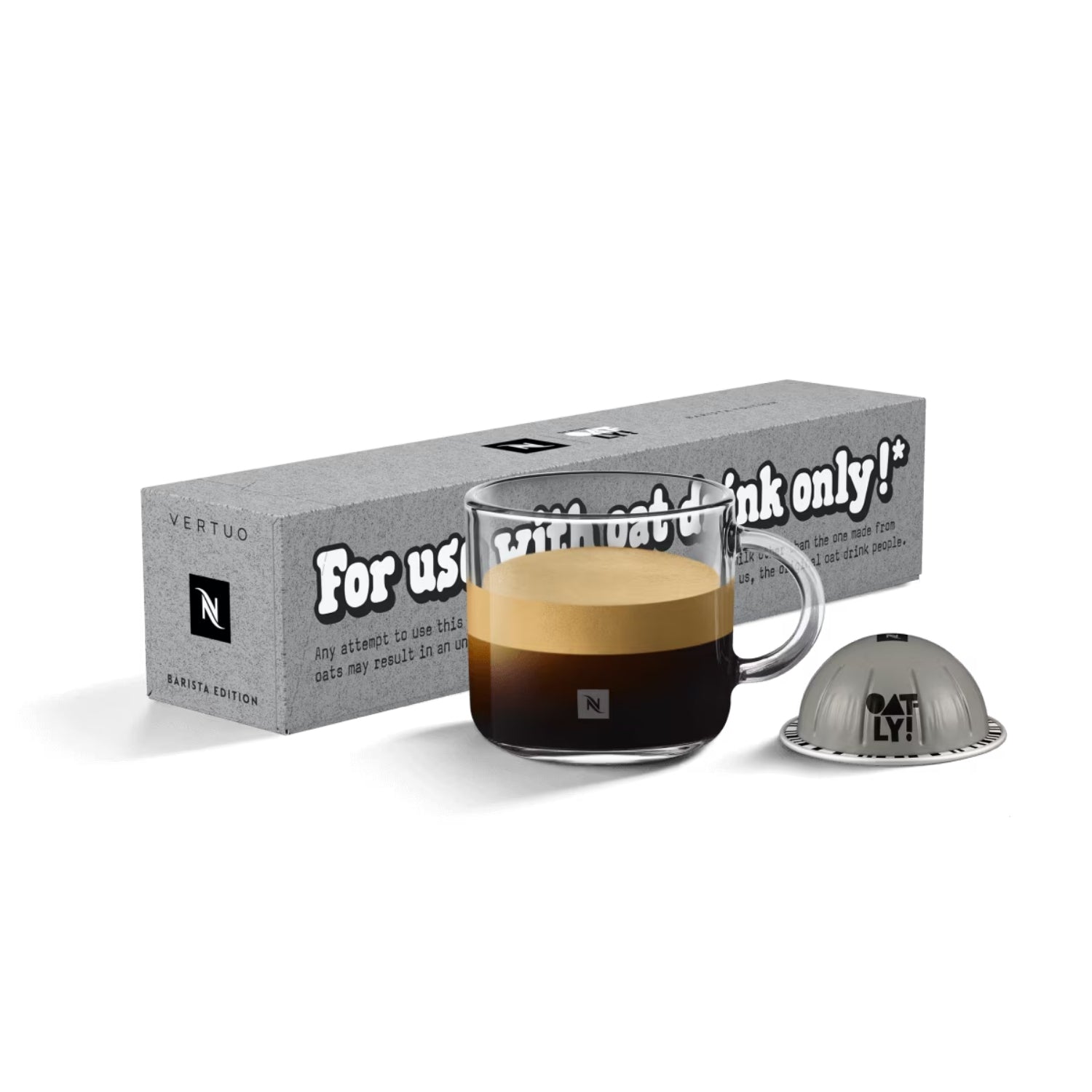 Nespresso® Vertuo Oatly Barista Edition Coffee Capsules - 10 Pods