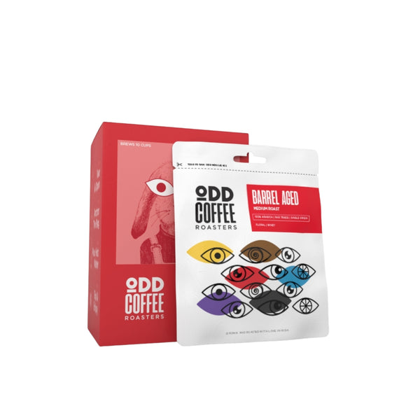ODD Whiskey Barrel Aged Pour Over Bags | No Equipment Needed (10 Cups)