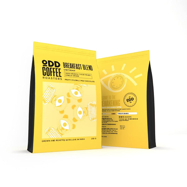 ODD Breakfast Blend Light Roast Coffee (250g) - Caramelly