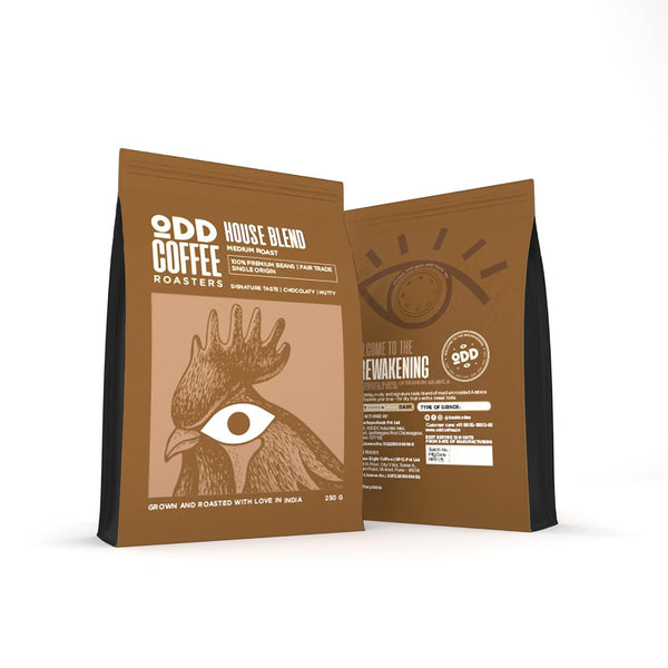 ODD House Blend Medium Roast Coffee (250g) - Caramelly