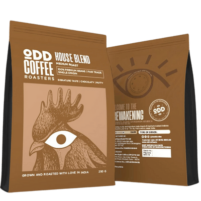 ODD House Blend Medium Roast Coffee (250g) - Caramelly
