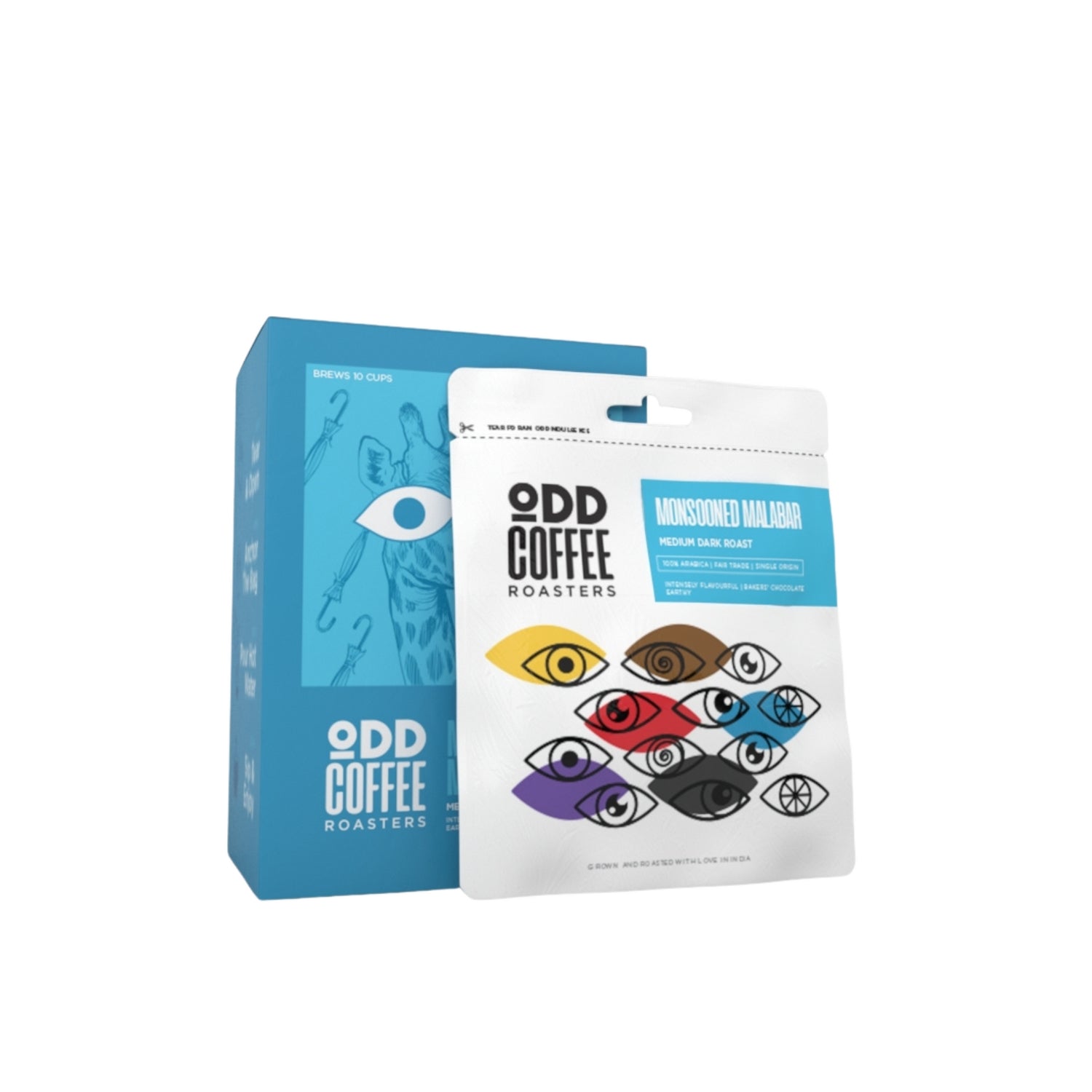 ODD Monsooned Malabar AA Pour Over Bags | No Equipment Needed (10 Cups) - Caramelly