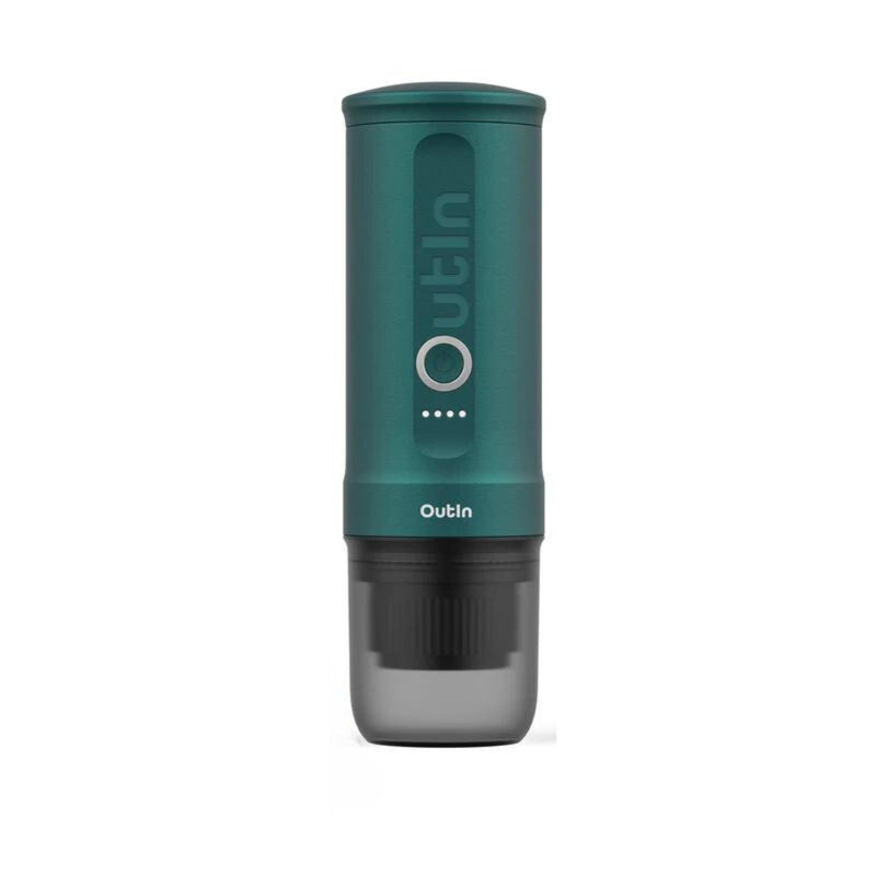 Outin USA Nano Portable Electric Espresso Machine with Self Heating - Outin Teal - Caramelly