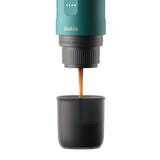 Outin USA Nano Portable Electric Espresso Machine with Self Heating - Outin Teal - Caramelly