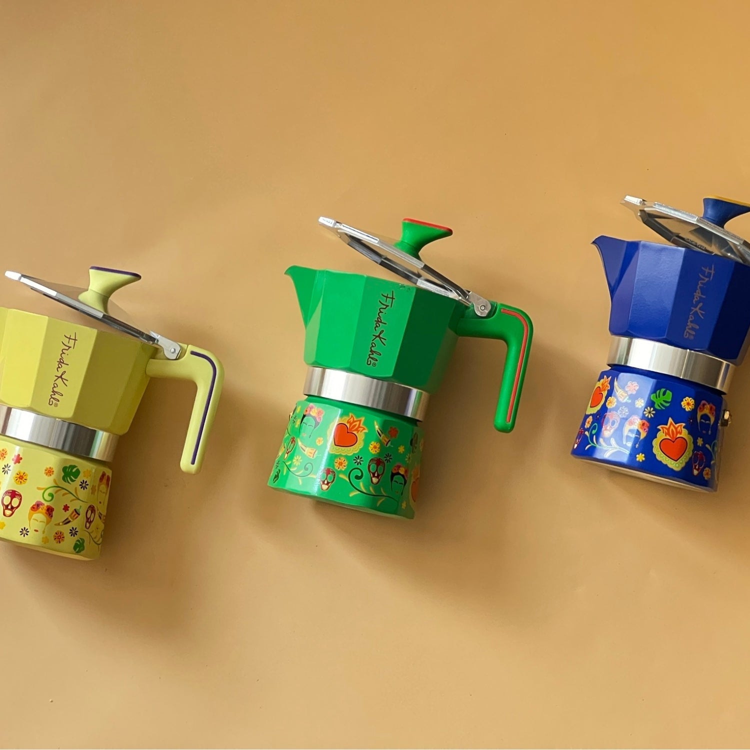 Pedrini Moka Pot | Frida Kahlo Edition - 3 Cups - Caramelly