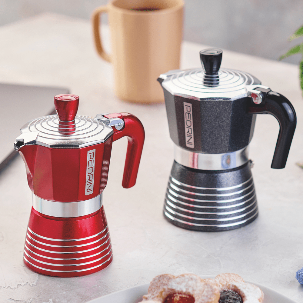 Pedrini Moka Pot | Infinity Edition - 3 Cups - Caramelly