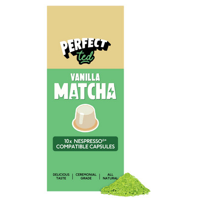 Perfect Ted Vanilla Matcha Nespresso® Compatible Pods - 10 Pods - Caramelly