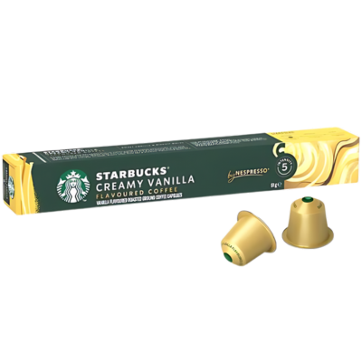 Starbucks Creamy Vanilla Nespresso® Compatible Coffee Capsules - 10 Pods