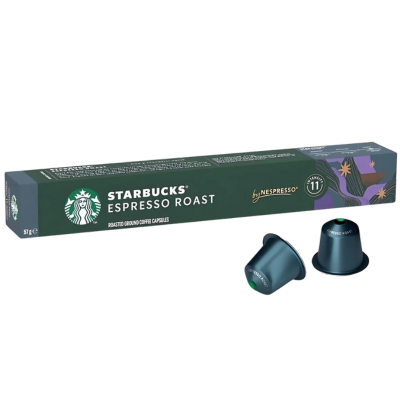 Nespresso Starbucks Espresso Roast Coffee Capsules/Pods - Caramelly