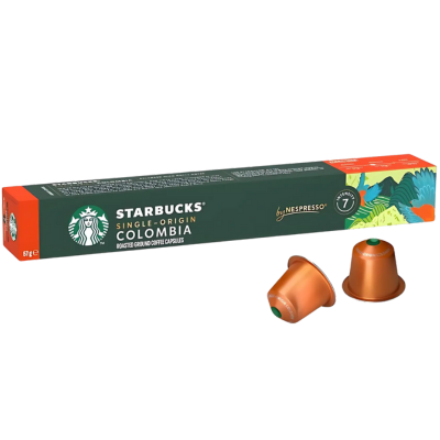 Nespresso Starbucks Colombia Coffee Capsules/Pods - Caramelly