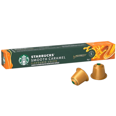 Starbucks Smooth Caramel Nespresso® Compatible Coffee Capsules - 10 Pods