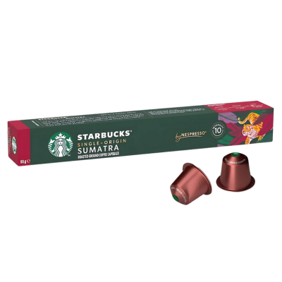Nespresso Starbucks Sumatra Coffee Capsules/Pods - Caramelly