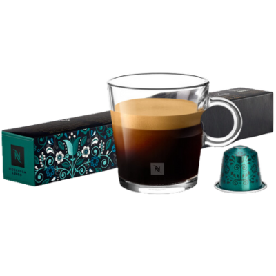 Nespresso Stockholm Fortissio Lungo Coffee Capsules/Pods - Caramelly