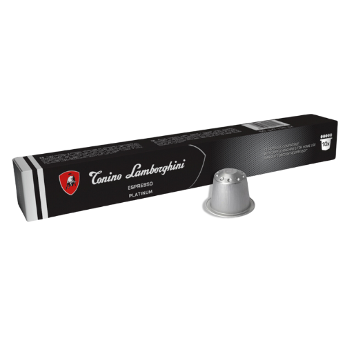 T.Lamborghini Nespresso Compatible Espresso Platinum Capsules/Pods - Caramelly