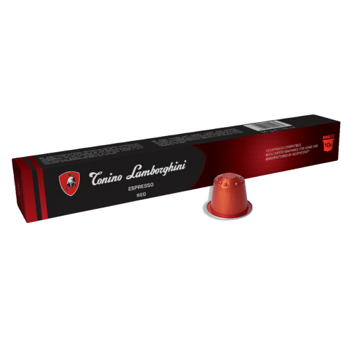 T.Lamborghini Nespresso Compatible Espresso Red Capsules/Pods - Caramelly