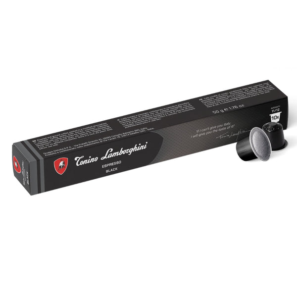 T.Lamborghini Nespresso Compatible Espresso Black Capsules/Pods - Caramelly