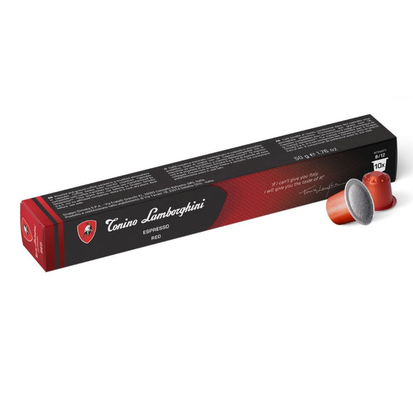 T.Lamborghini Nespresso Compatible Espresso Red Capsules/Pods - Caramelly