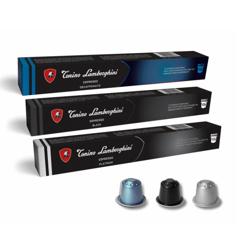 T.Lamborghini Nespresso compatible Favourites Pack - 30 Pods - Caramelly