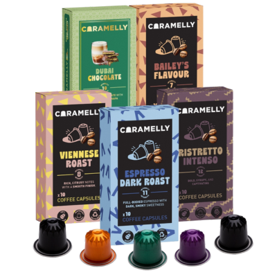 Caramelly Nespresso® Compatible Variety Pack - 50 Pods