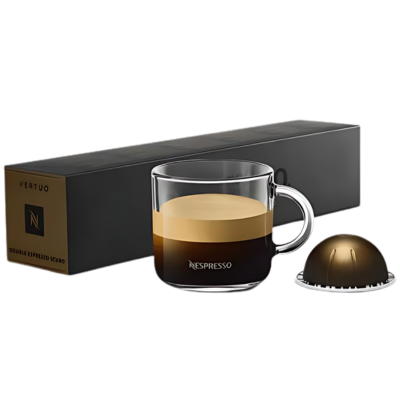 Nespresso Vertuo Double Espresso Scuro Coffee Capsules/Pods - Caramelly