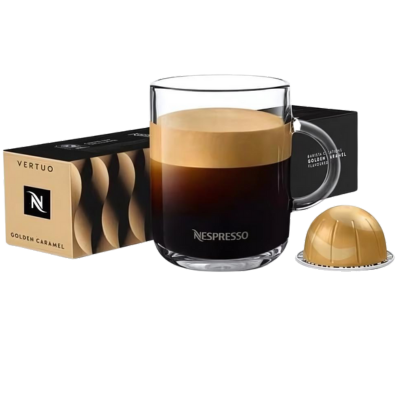 Nespresso Vertuo Golden Caramel Coffee Capsules/Pods - Caramelly