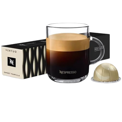 Nespresso Vertuo Sweet Vanilla Coffee Capsules/Pods - Caramelly