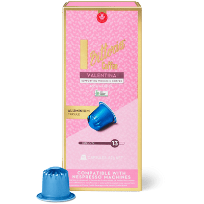 Vittoria Valentina Nespresso® Compatible Coffee Capsules - 10 Pods - Caramelly