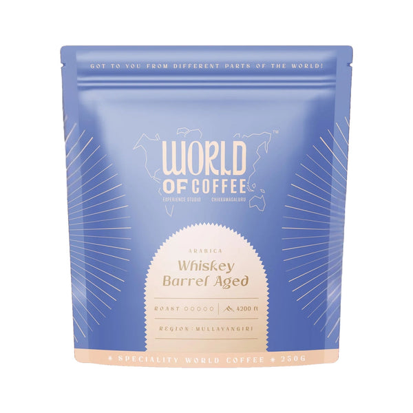 WOC Whiskey Barrel Aged Coffee (250gm) - Caramelly