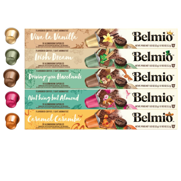 Belmio Flavour Ecstasy Nespresso Compatible Coffee Pods Bundle - Caramelly