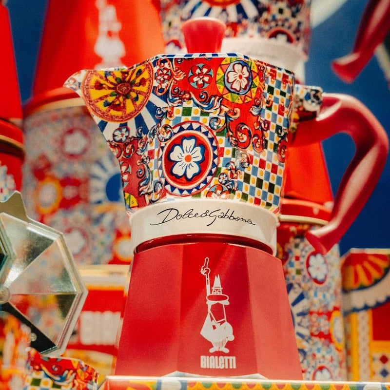 Dolce & Gabbana x Bialetti Moka Induction Coffee Maker - Red