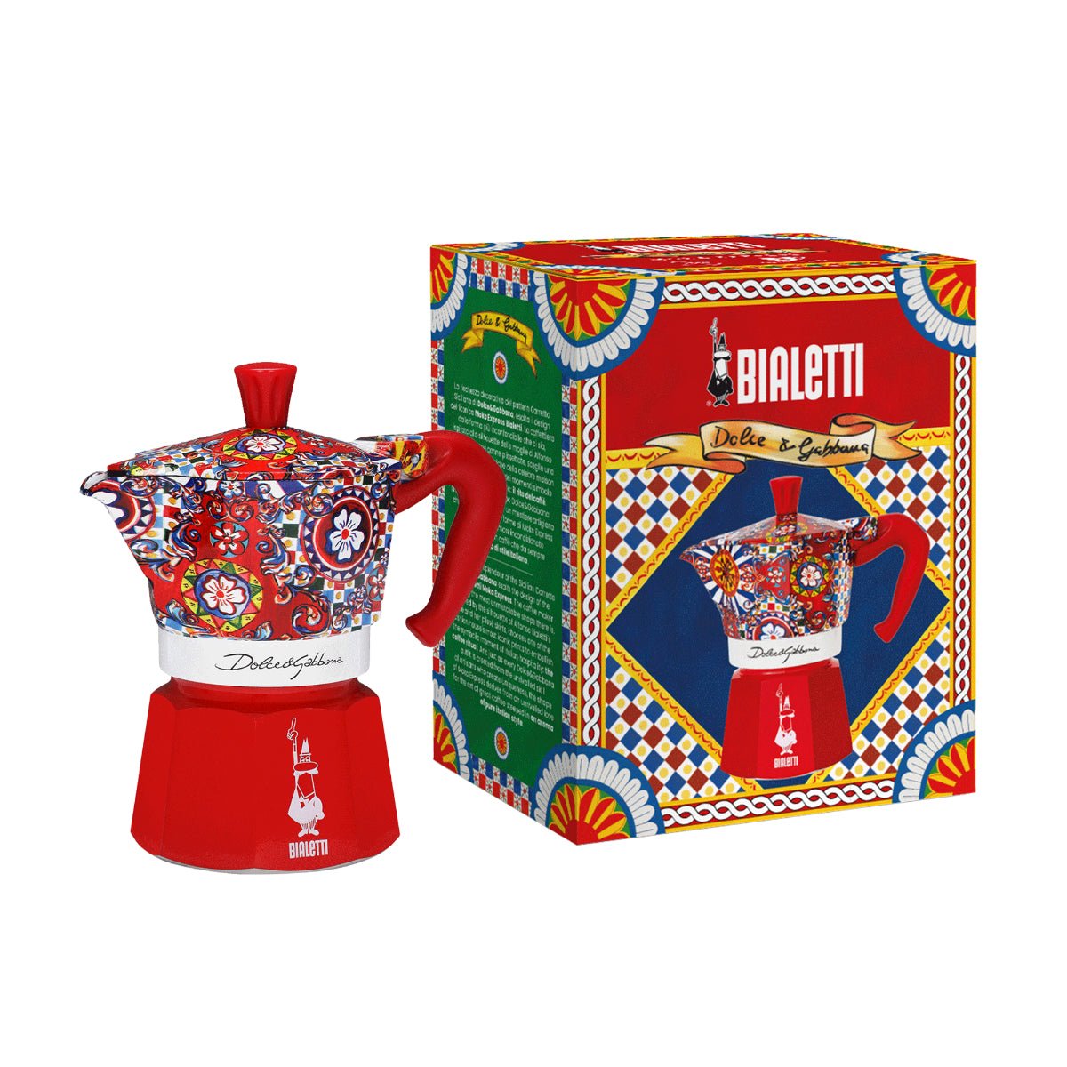 Buy Bialetti Moka Express Dolce & Gabana - Sicilian Cart | Caramelly