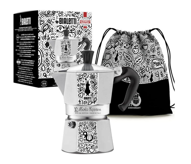 Bialetti Moka Express 90th Anniversary Edition - 3 Cups - Caramelly