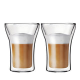Caramelly Double Walled Latte Glass - Pack of 2 (250 ml each) - Caramelly