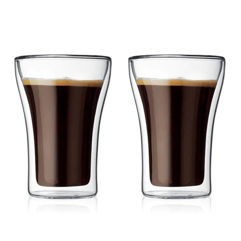 Caramelly Double Walled Latte Glass - Pack of 2 (250 ml each) - Caramelly