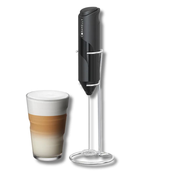 Milk Frother Handheld Get Froth in 7 Seconds High Powered Low Noise with  Support