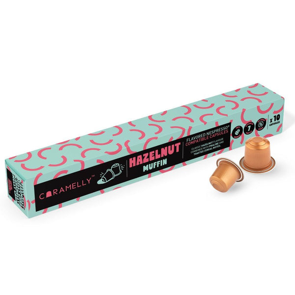 Caramelly Hazelnut Flavoured Nespresso Compatible Coffee Capsules/Pods - Caramelly