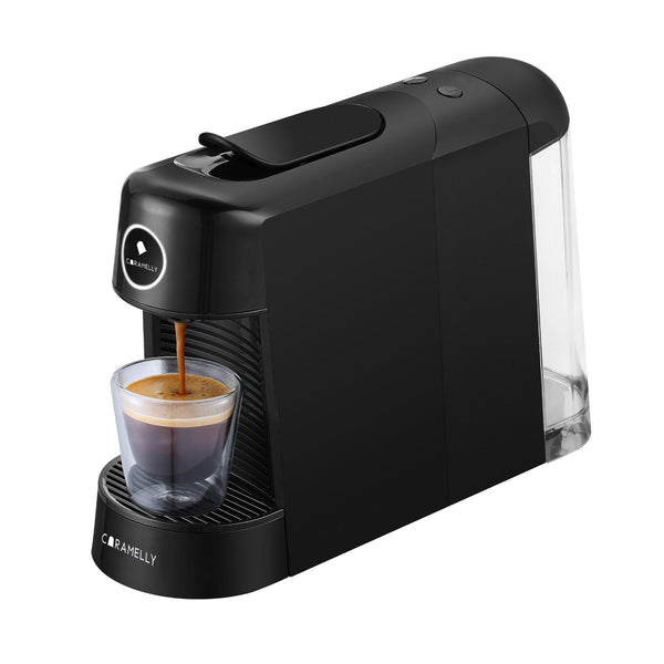 Caramelly Pinta-Presso Nespresso Coffee Capsule Machine (New 2024 Model) with LED Glow Ring + Free 10 Coffee Capsules - Caramelly